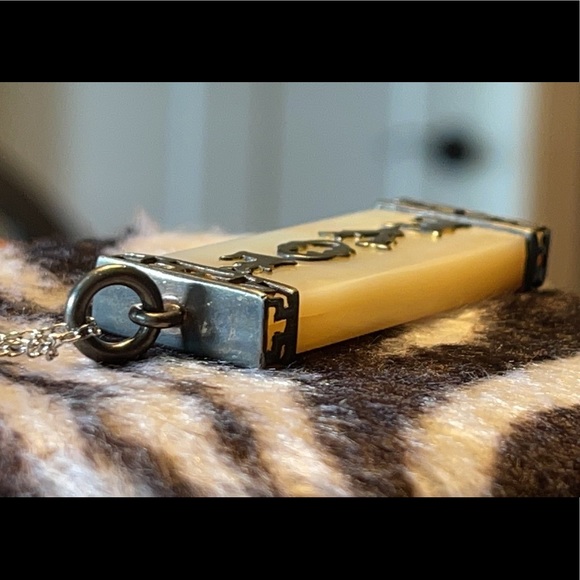 Unique & FABULOUS nicely sized Sterling Silver Mother of Pearl LOVE Pendant ❤️🔥 - Picture 8 of 15